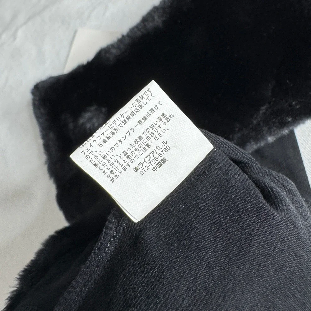 Black Faux Fur Boot Cuffs Leg Warmers Winter Boot Toppers Womens NWT NEW